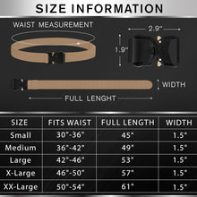 TECEUM Tactical Belt – Coyote B1 L – Heavy-Duty Military, Work, Hiking,Rigger, Utility, EDC Men’s Belts – Quick-Release – Nylon Web