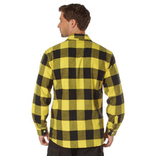 Rothco Buffalo Plaid Flannel Long Sleeve Shirt – Casual Button-Down with Heavyweight 8-oz Cotton Material
