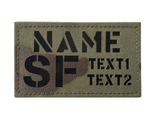 Custom Personalized Infrared IR Laser Cut ID Panel Patch Blood Type callsign Patch US American IR Flag Patch