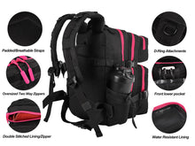 LHI Tactical Military Backpack for Men and Women 25L/35L Army Assault Pack Bag Small Rucksack with Bottle Holder