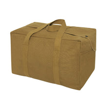 Rothco Small Canvas Parachute Cargo Bag – Rugged Outdoor Storage Travel Duffle