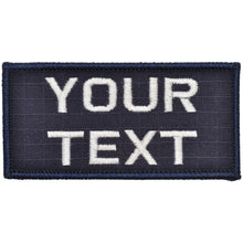 Tactical Gear Junkie Customizable Text Patch - 2x4 inches - Black