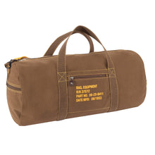 Rothco Canvas Equipment Duffle Bag – Travel & Gym Bag with Heavyweight Cotton Canvas Material – Great for Storing Gear, Clothing, and More