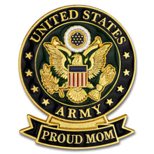 SHOP AWARDS AND GIFTS United States Military Sash Ribbon Proud Parent Lapel Pin - Multiple Branches, Styles for Mom and Dad, Gift Boxed