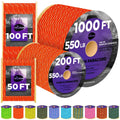 100 ft / Reflective Neon Orange