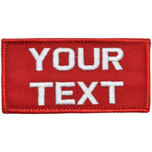 Tactical Gear Junkie Customizable Text Patch - 2x4 inches - Black