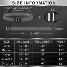 TECEUM Tactical Belt – Gray B4 L – Heavy-Duty Military, Work, Hiking,Rigger, Utility, EDC Men’s Belts – Quick-Release – Nylon Web