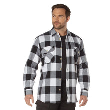Rothco Buffalo Plaid Flannel Long Sleeve Shirt – Casual Button-Down with Heavyweight 8-oz Cotton Material