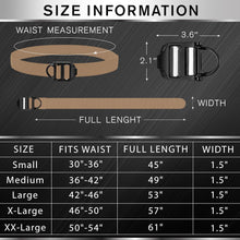 TECEUM Tactical Belt – Coyote B4 S – Heavy-Duty Military, Work, Hiking,Rigger, Utility, EDC Men’s Belts – Quick-Release – Nylon Web