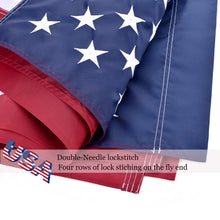 American Flags for Outside 3x5, HeavyDuty American Flag for High Wind Outdoor, UV Protected/Sewn Stripes/Embroidered Stars/Brass Grommets, US Flag Built for The Toughest Conditions