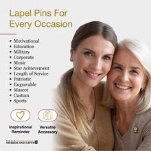 SHOP AWARDS AND GIFTS United States Military Sash Ribbon Proud Parent Lapel Pin - Multiple Branches, Styles for Mom and Dad, Gift Boxed