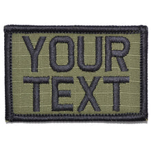 Customizable Text Patch - 2x3 Patch - Black
