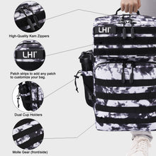 LHI Military Tactical Backpack for Men and Women 45L Army 3 Days Assault Pack Bag Large Rucksack with Molle System - Black