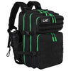 1.0 Black With Green Zipper