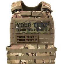 Large Customizable IR Infrared Laser Cut ID Panel Patch callsign Patch US American IR Flag Patch