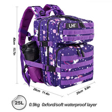 LHI Tactical Military Backpack for Men and Women 25L/35L Army Assault Pack Bag Small Rucksack with Bottle Holder