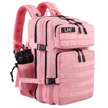 LHI Military Tactical Backpack for Men and Women 45L Army 3 Days Assault Pack Bag Large Rucksack with Molle System - Black