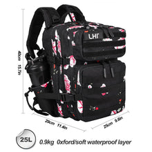 LHI Tactical Military Backpack for Men and Women 25L/35L Army Assault Pack Bag Small Rucksack with Bottle Holder