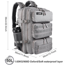 LHI Tactical Military Backpack for Men and Women 25L/35L Army Assault Pack Bag Small Rucksack with Bottle Holder
