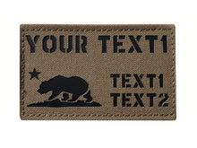 Custom Personalized Infrared IR Laser Cut ID Panel Patch Blood Type callsign Patch US American IR Flag Patch