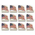 Pack of 12 / American Flag Veteran, Pack of 12