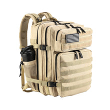 LHI Military Tactical Backpack for Men and Women 45L Army 3 Days Assault Pack Bag Large Rucksack with Molle System - Black