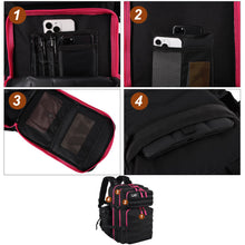 LHI Military Tactical Backpack for Men and Women 45L Army 3 Days Assault Pack Bag Large Rucksack with Molle System - Black