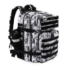 LHI Military Tactical Backpack for Men and Women 45L Army 3 Days Assault Pack Bag Large Rucksack with Molle System - Black