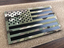 5x3 inch Large Camo Infrared IR US USA American Flag Patch Tactical Vest Patch Hook-Fastener Backing (5" Width x 3" Height)