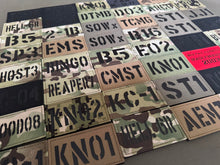Custom IR Call Sign Laser Cut Patch Infrared Callsign Flag Patch(11 Colors Available)