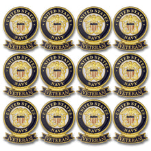 SHOP AWARDS AND GIFTS United States US Veteran Lapel Pin, Retirement and Service, 1-1/8 inch