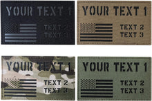 Custom Large 5x3 Inch Infrared IR Laser Cut ID Panel Patch Callsign Patch IR Flag Patch
