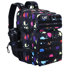 LHI Military Tactical Backpack for Men and Women 45L Army 3 Days Assault Pack Bag Large Rucksack with Molle System - Black