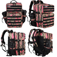 LHI Tactical Military Backpack for Men and Women 25L/35L Army Assault Pack Bag Small Rucksack with Bottle Holder