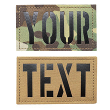 Custom IR Call Sign Laser Cut Patch Infrared Callsign Flag Patch(11 Colors Available)