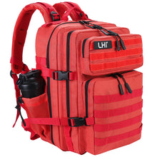 LHI Military Tactical Backpack for Men and Women 45L Army 3 Days Assault Pack Bag Large Rucksack with Molle System - Black