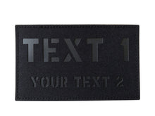 Custom Large 5x3 Inch IR Reflective Laser Cut ID Panel Patch Callsign Patch IR Flag Patch(MC)