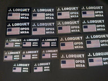 Custom Reflective Laser Cut ID Panel Patch Personalized Callsign Patch IR Flag Patch