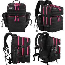 LHI Tactical Military Backpack for Men and Women 25L/35L Army Assault Pack Bag Small Rucksack with Bottle Holder