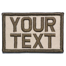 Customizable Text Patch - 2x3 Patch - Black