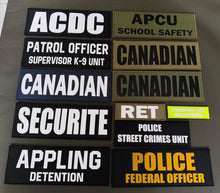 Personalized Custom Tactical ID Patch with Hook Backing and Loop (Your Custom)