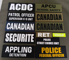 2 Pack Custom Tactical ID Patch with Hook Backing and Loop (Green)