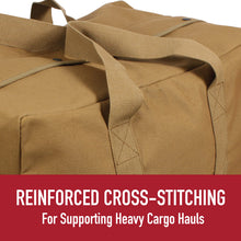 Rothco Canvas Parachute Cargo Bag – Extra Large Travel Duffle Bag with 75L Capacity