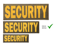 8.5x3 Inch Large White Security Patch with Hook and Loop (White,8.5x3 inch)