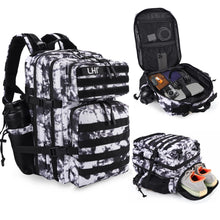 LHI Military Tactical Backpack for Men and Women 45L Army 3 Days Assault Pack Bag Large Rucksack with Molle System - Black