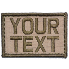 Customizable Text Patch - 2x3 Patch - Black
