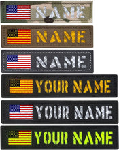 4x1 5x1 Custom Laser Cut IR Name Patches,Personalized Your Name Tag Military Tapes Tag Call Sign Patches with Hook and Loop