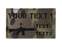 Custom Personalized Infrared IR Laser Cut ID Panel Patch Blood Type callsign Patch US American IR Flag Patch