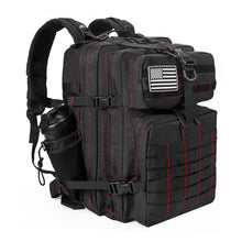 LHI Military Tactical Backpack for Men and Women 45L Army 3 Days Assault Pack Bag Large Rucksack with Molle System - Black