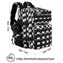 LHI Tactical Military Backpack for Men and Women 25L/35L Army Assault Pack Bag Small Rucksack with Bottle Holder